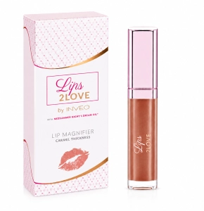 Błyszczyk powiększający usta, balsam Lips2love - CARMEL